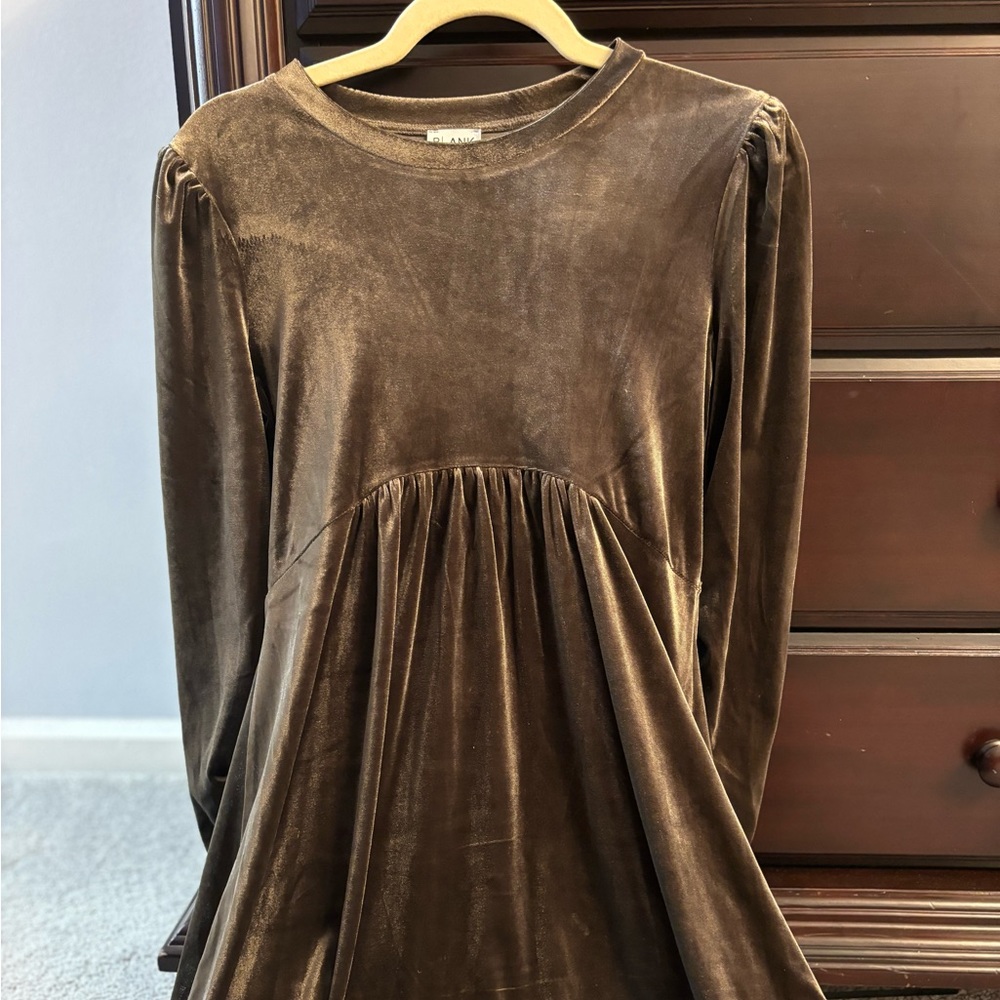 Long velvet dress